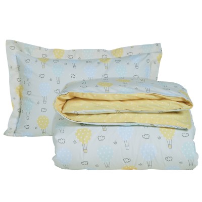 Das Kids Σετ Σεντόνια Μονά 4880 Γαλάζιο/Κίτρινο/Μέντα