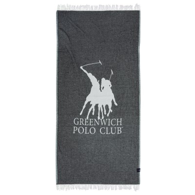 GREENWICH POLO CLUB ΠΕΤΣΕΤΑ ΘΑΛΑΣΣΗΣ 85Χ170 3905 ΙΒΟΥΑΡ, ΜΑΥΡΟ