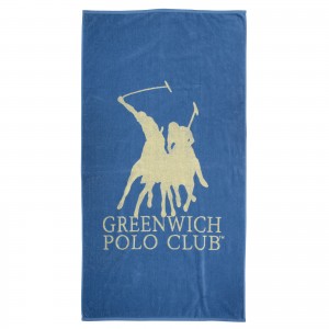 GREENWICH POLO CLUB ΠΕΤΣΕΤΑ ΘΑΛΑΣΣΗΣ 90Χ170 3851 ΚΙΤΡΙΝΟ, ΜΠΛΕ