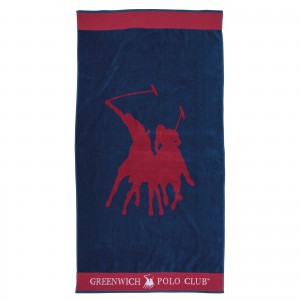 GREENWICH POLO CLUB ΠΕΤΣΕΤΑ ΘΑΛΑΣΣΗΣ 90Χ170 3853 ΚΟΚΚΙΝΟ, ΜΠΛΕ