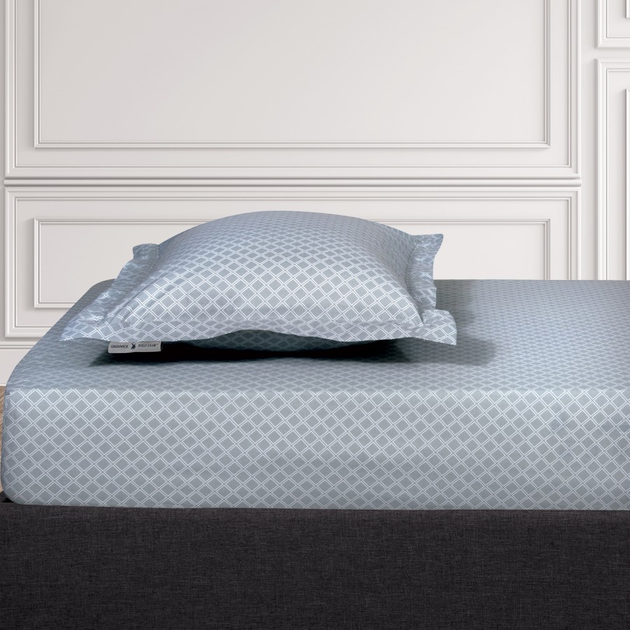Σεντόνι Με Λάστιχο King Size 2510 Γκρι Greenwich Polo Club