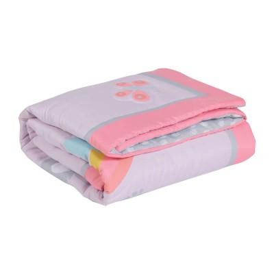 DAS BABY ΚΟΥΒΕΡΛΙ FUN 4934 GREY, PINK