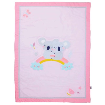 DAS BABY ΚΟΥΒΕΡΛΙ FUN 4934 GREY, PINK