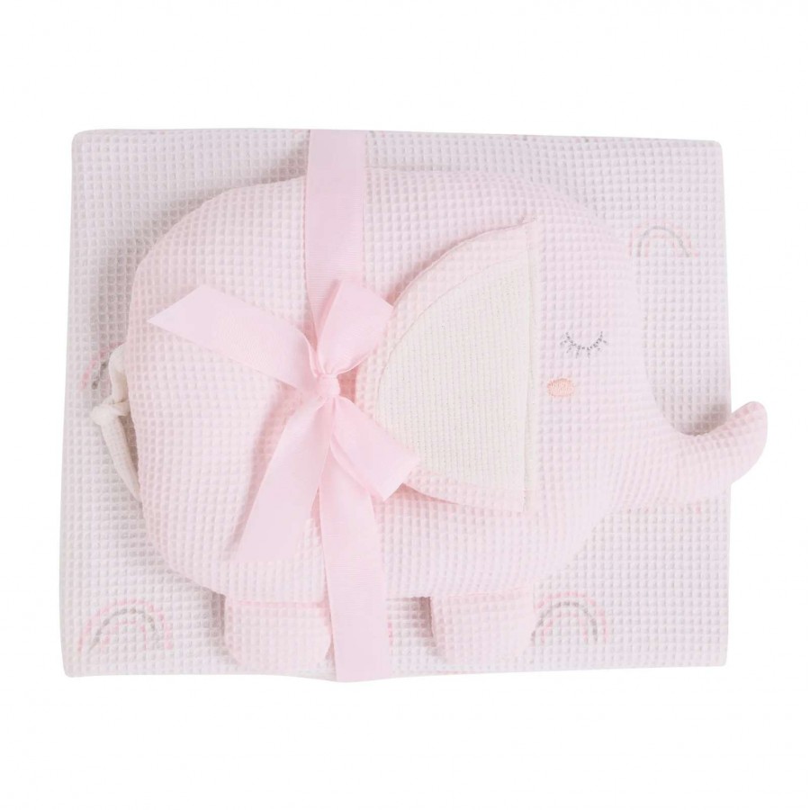 DAS BABY ΚΟΥΒΕΡΤΑ ΠΙΚΕ 75X100 RELAX 4957 GREY, PINK, WHITE