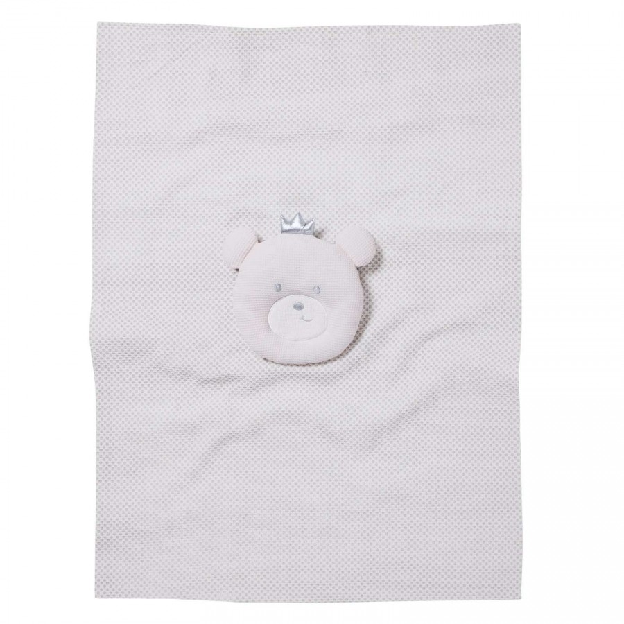 DAS BABY ΚΟΥΒΕΡΤΑ ΠΙΚΕ 75X100 RELAX 4958 GREY, WHITE