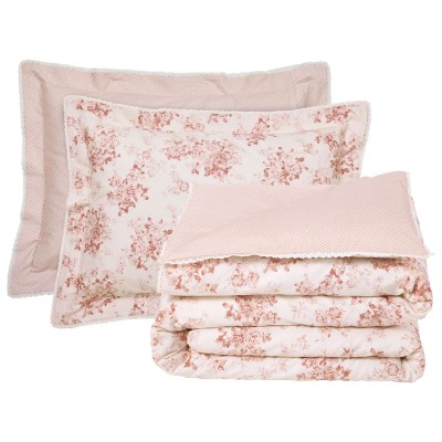 DAS HOME ΚΟΥΒΕΡΛΙ KING PRESTIGE 1694 BEIGE, ROSE