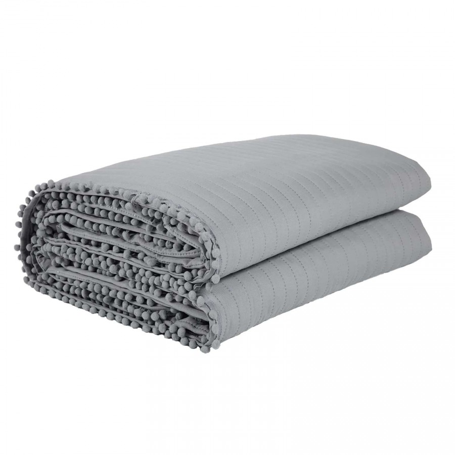 DAS HOME ΚΟΥΒΕΡΛΙ ΜΟΝΟ HAPPY 9653 GREY