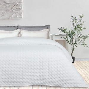 DAS HOME ΚΟΥΒΕΡΛΙ ΜΟΝΟ HAPPY 9658 WHITE