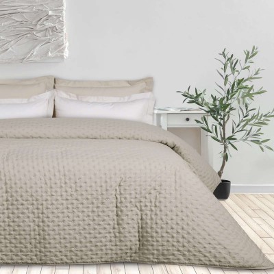 DAS HOME ΚΟΥΒΕΡΛΙ ΥΠΕΡΔΙΠΛΟ HAPPY 9652 LIGHT TAUPE