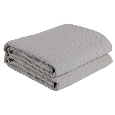DAS HOME ΚΟΥΒΕΡΤΑ ΠΙΚΕ 220X240 0496 GREY