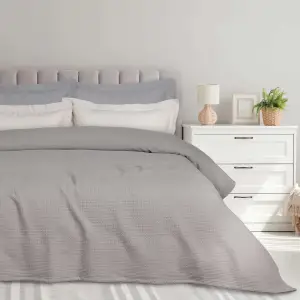 DAS HOME ΚΟΥΒΕΡΤΑ ΠΙΚΕ 220X240 0496 GREY