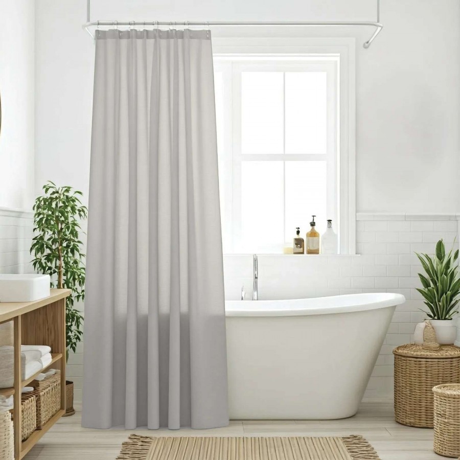 Das Home Κουρτίνα Μπάνιου 200X180X805 Γκρι