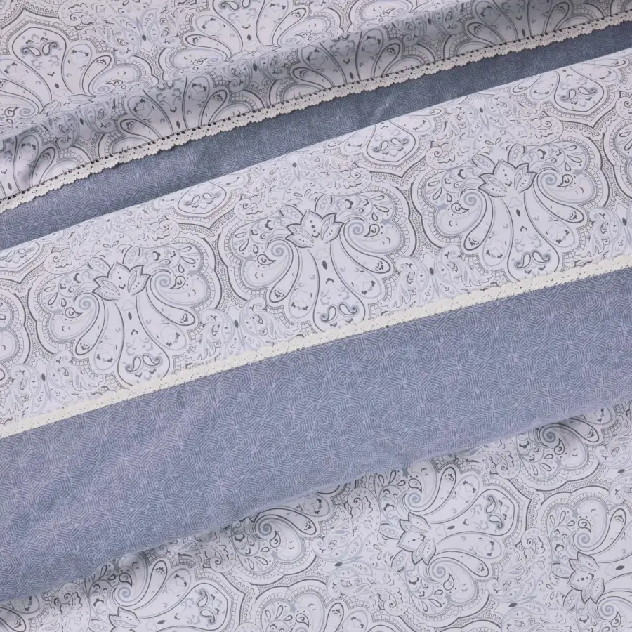 DAS HOME ΣΕΝΤΟΝΙΑ ΣΕΤ KING PRESTIGE 1693 BLUE, GREY