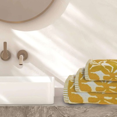 Das Home Σετ Πετσέτες 3Τεμαχια Daily 0794 Ώχρα