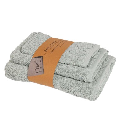 DAS HOME ΣΕΤ ΠΕΤΣΕΤΕΣ 3ΤΕΜΑΧΙΩΝ BEST 0788 MINT