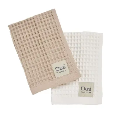 DAS HOME ΣΕΤ ΠΟΤΗΡΟΠΑΝΑ 2ΤΜΧ 40Χ60 0800 BEIGE, IVORY