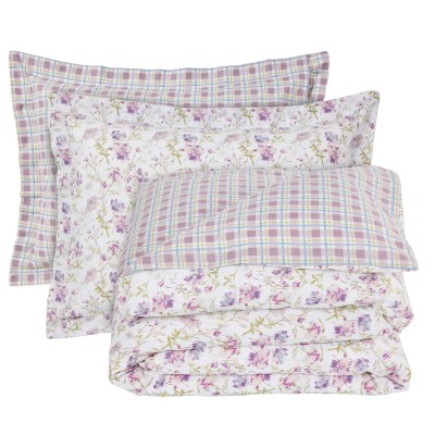 DAS HOME ΣΕΤ ΣΕΝΤΟΝΙΑ KING HAPPY 9675 IVORY, LILAC