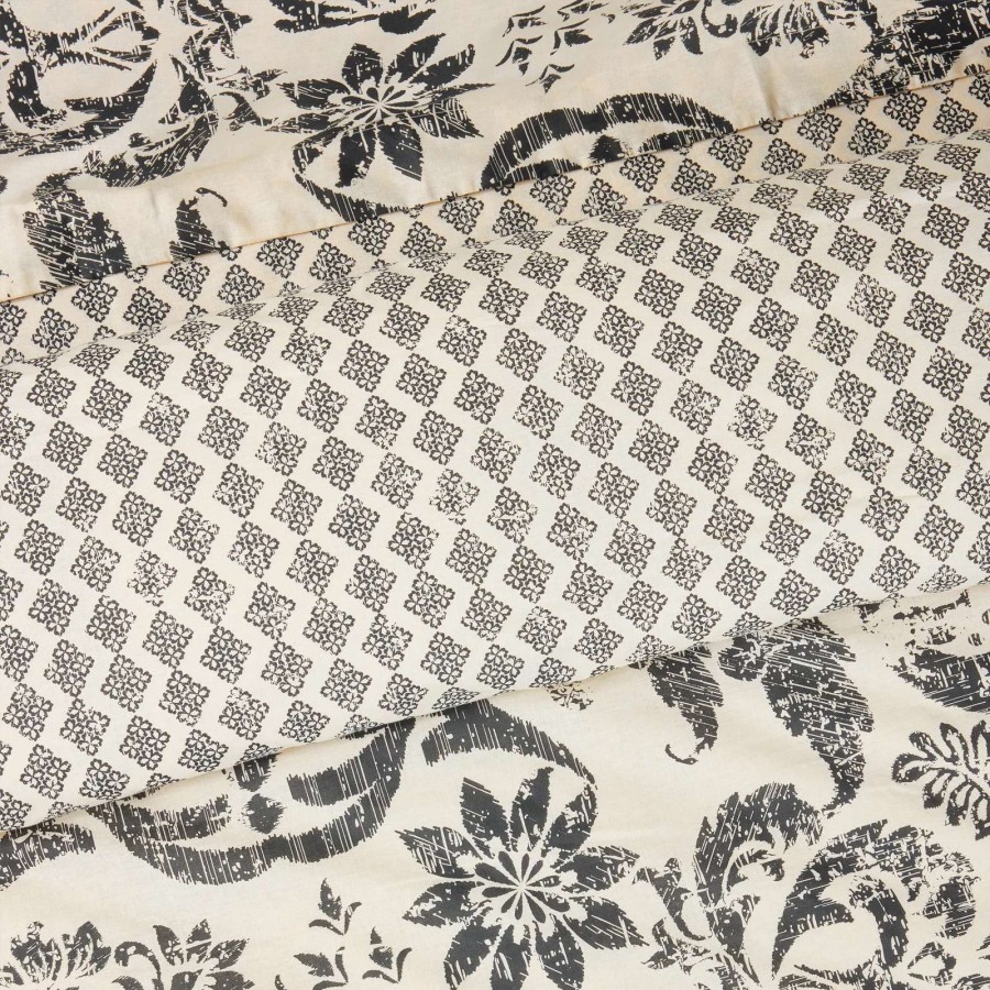 DAS HOME ΣΕΤ ΣΕΝΤΟΝΙΑ KING HAPPY 9677 BLACK, TAUPE