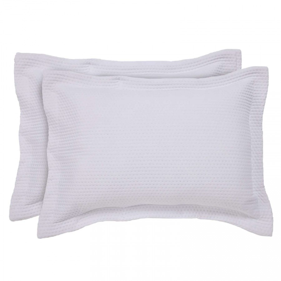 DAS HOME ΖΕΥΓΟΣ ΜΑΞΙΛΑΡΟΘΗΚΕΣ HAPPY WHITE 9655 WHITE