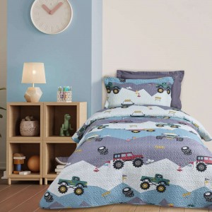 DAS KIDS ΚΟΥΒΕΡΛΙ ΜΟΝΟ 4926 GREEN, GREY