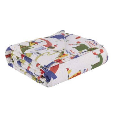 DAS KIDS ΚΟΥΒΕΡΛΙ ΜΟΝΟ 4927 BLUE, GREEN, WHITE