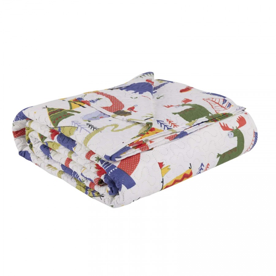 DAS KIDS ΚΟΥΒΕΡΛΙ ΜΟΝΟ 4927 BLUE, GREEN, WHITE
