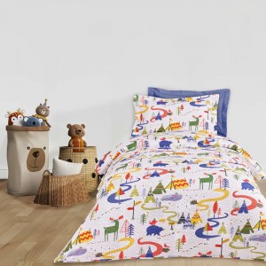 DAS KIDS ΚΟΥΒΕΡΛΙ ΜΟΝΟ 4927 BLUE, GREEN, WHITE