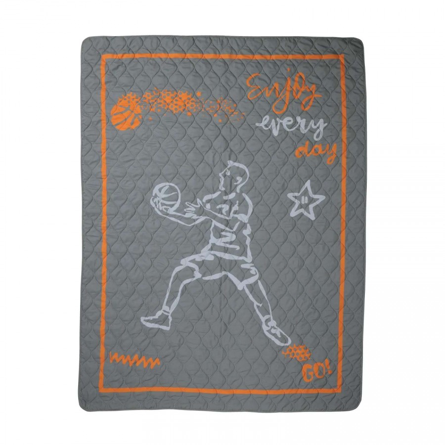Das Kids Κουβερλί Μονό 4941 Γκρι/Orange