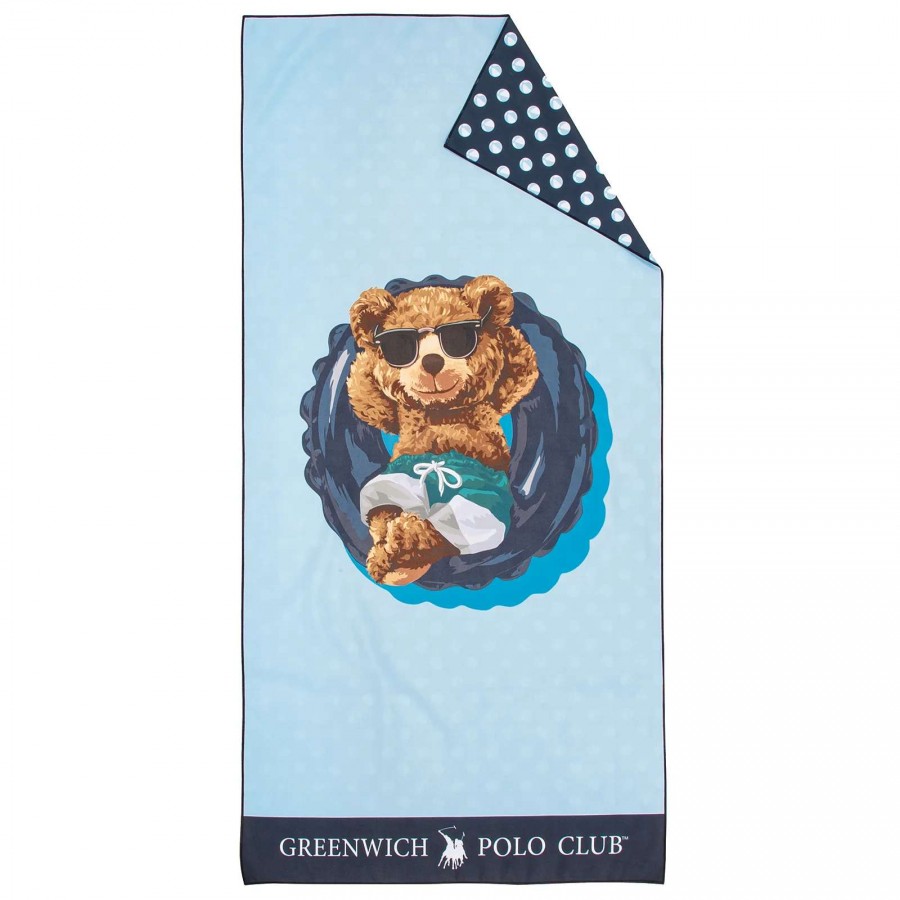 GREENWICH POLO CLUB JUNIOR ΠΕΤΣΕΤΑ ΘΑΛΑΣΣΗΣ 70Χ140 4043 BLUE