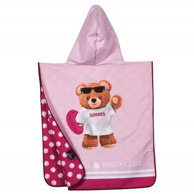 GREENWICH POLO CLUB JUNIOR ΠΟΝΤΣΟ ΘΑΛΑΣΣΗΣ 50Χ115 4039 PINK