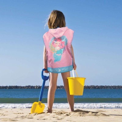 GREENWICH POLO CLUB JUNIOR ΠΟΝΤΣΟ ΘΑΛΑΣΣΗΣ 50Χ115 4041 PINK