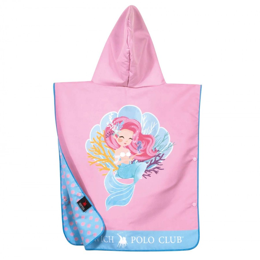 GREENWICH POLO CLUB JUNIOR ΠΟΝΤΣΟ ΘΑΛΑΣΣΗΣ 50Χ115 4041 PINK