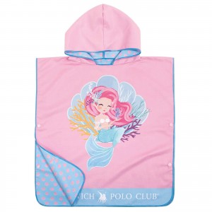 GREENWICH POLO CLUB JUNIOR ΠΟΝΤΣΟ ΘΑΛΑΣΣΗΣ 50Χ115 4041 PINK