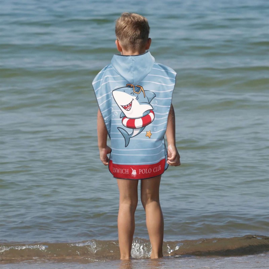 GREENWICH POLO CLUB JUNIOR ΠΟΝΤΣΟ ΘΑΛΑΣΣΗΣ 50Χ115 4044 BLUE