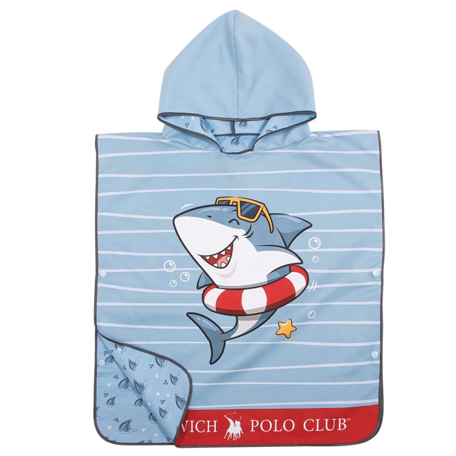 GREENWICH POLO CLUB JUNIOR ΠΟΝΤΣΟ ΘΑΛΑΣΣΗΣ 50Χ115 4044 BLUE