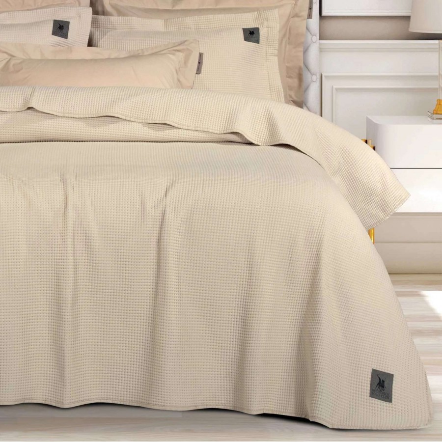 GREENWICH POLO CLUB ΚΟΥΒΕΡΛΙ SINGLE 3495 BEIGE