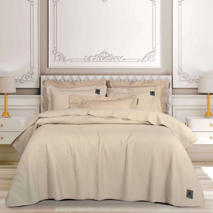 GREENWICH POLO CLUB ΚΟΥΒΕΡΛΙ SINGLE 3495 BEIGE