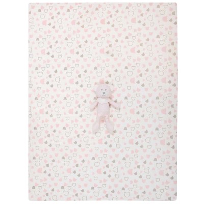 GREENWICH POLO CLUB ΚΟΥΒΕΡΤΑ ΠΙΚΕ 75X100 ΒΑΒΥ ESSENTIAL 8855 PINK, WHITE