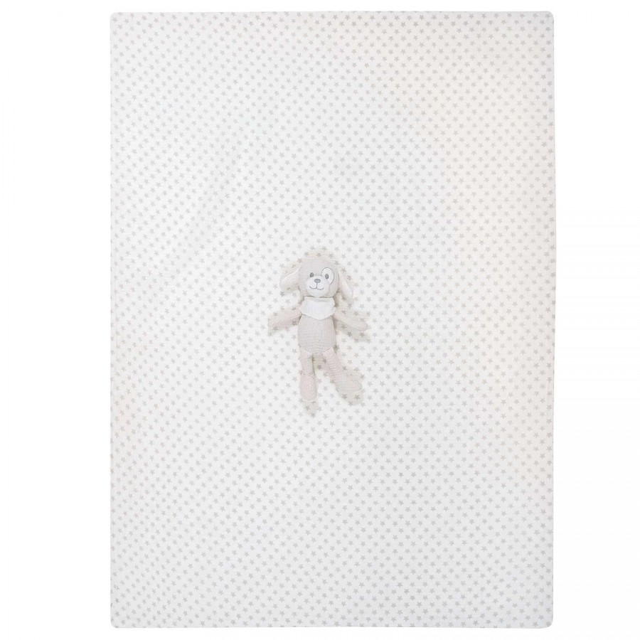 GREENWICH POLO CLUB ΚΟΥΒΕΡΤΑ ΠΙΚΕ 75X100 ΒΑΒΥ ESSENTIAL 8858 GREY, WHITE