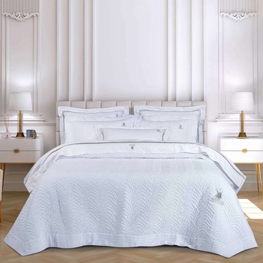 GREENWICH POLO CLUB ΚΟΥΒΕΡΤΟΡΙΟ KING CLASSIC 2351 WHITE