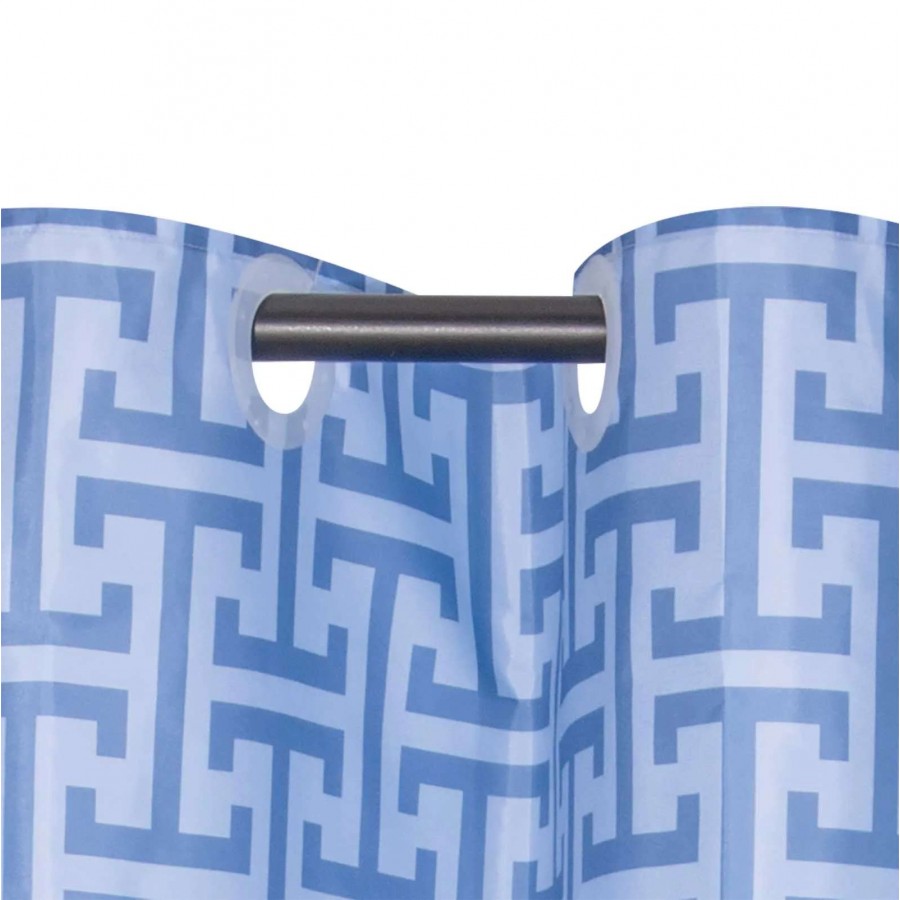 Κουρτίνα Μπάνιου 240Χ180 Essential 3119 Dusty Blue Greenwich Polo Club