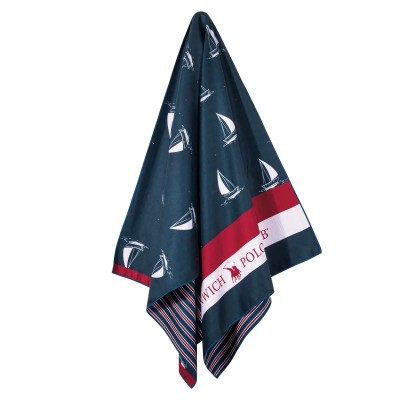 GREENWICH POLO CLUB ΠΕΤΣΕΤΑ ΘΑΛΑΣΣΗΣ 80Χ170 4026 BLUE, RED