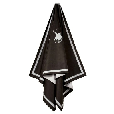 GREENWICH POLO CLUB ΠΕΤΣΕΤΑ ΘΑΛΑΣΣΗΣ 80Χ170 4028 BLACK, TAUPE
