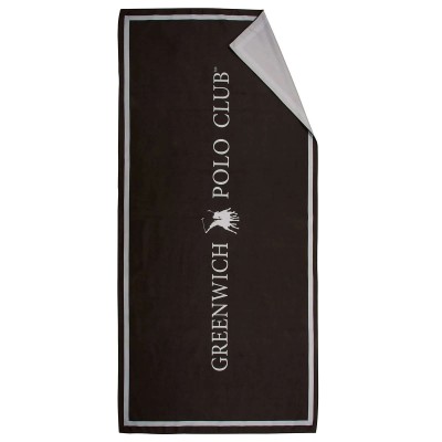 GREENWICH POLO CLUB ΠΕΤΣΕΤΑ ΘΑΛΑΣΣΗΣ 80Χ170 4028 BLACK, TAUPE
