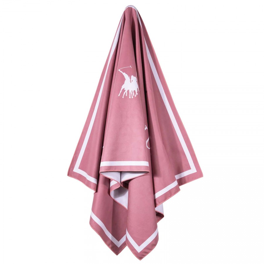 GREENWICH POLO CLUB ΠΕΤΣΕΤΑ ΘΑΛΑΣΣΗΣ 80Χ170 4030 BEIGE, DARK ROSE
