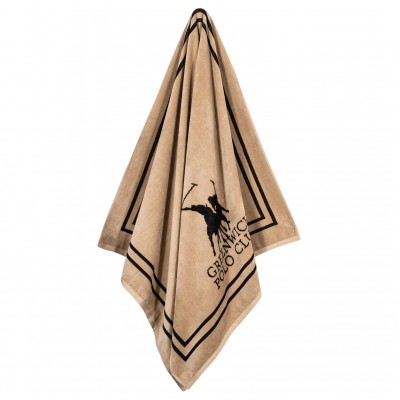 GREENWICH POLO CLUB ΠΕΤΣΕΤΑ ΘΑΛΑΣΣΗΣ 90Χ170 4050 BLACK, TAUPE