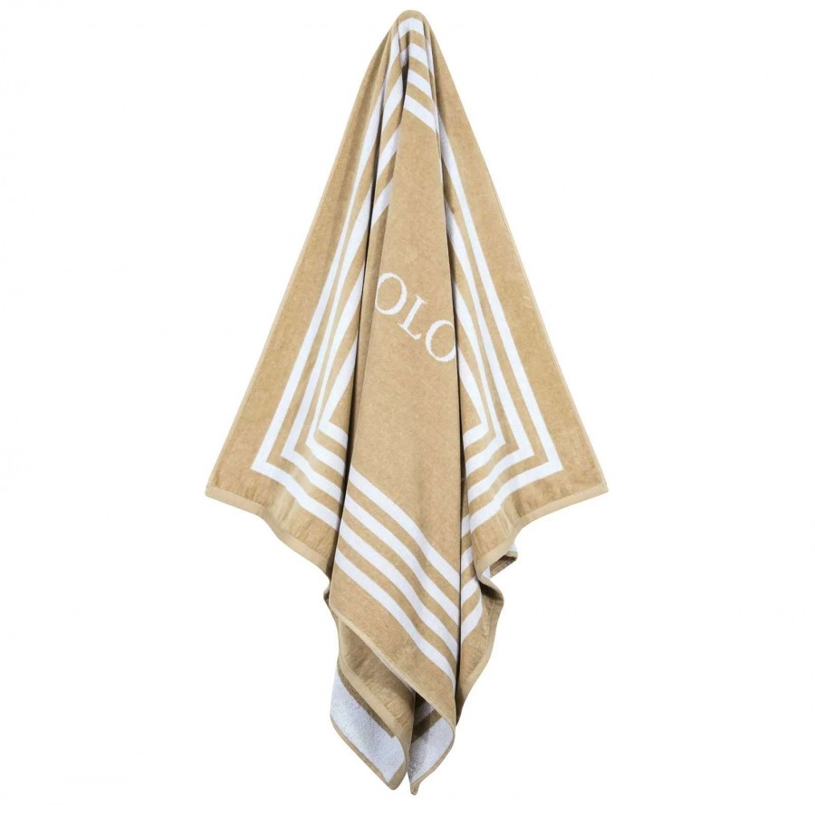 GREENWICH POLO CLUB ΠΕΤΣΕΤΑ ΘΑΛΑΣΣΗΣ 90Χ170 4053 BLACK, TAUPE