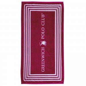 GREENWICH POLO CLUB ΠΕΤΣΕΤΑ ΘΑΛΑΣΣΗΣ 90Χ170 4055 RED, WHITE