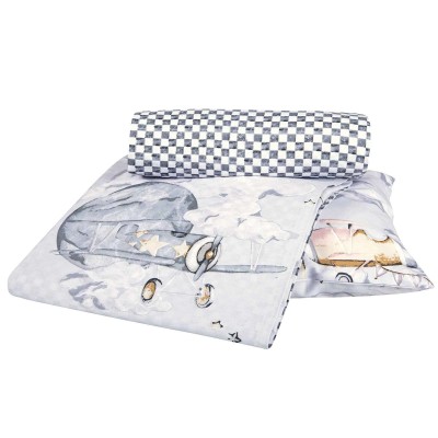 Σετ Σεντόνια Baby Essential 8852 Grey Greenwich Polo Club