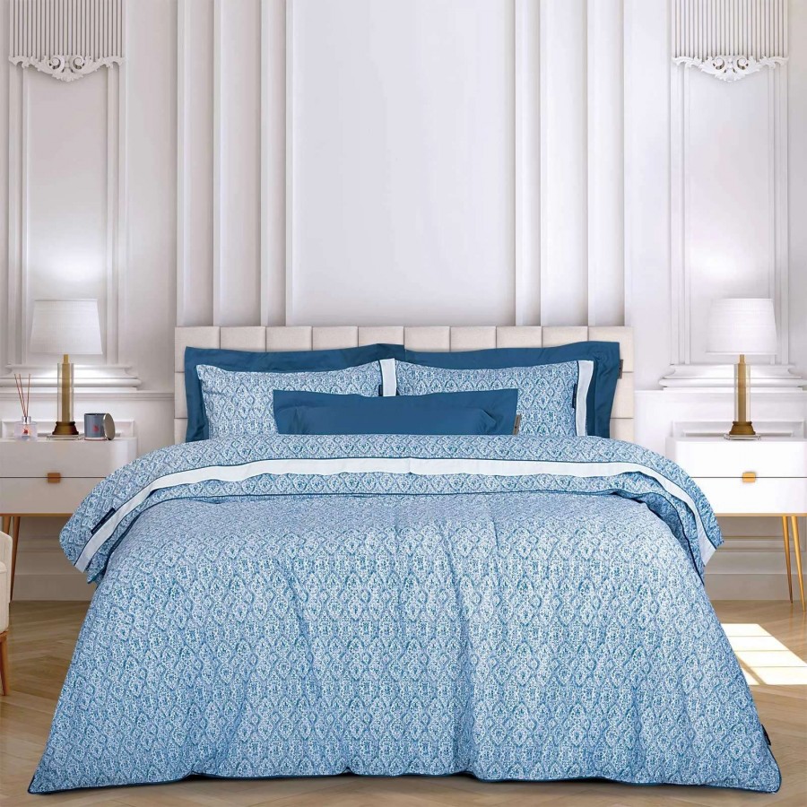 GREENWICH POLO CLUB ΣΕΤ ΣΕΝΤΟΝΙΑ KING ESSENTIAL 2268 BLUE, WHITE